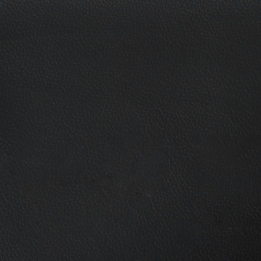 Footstool Black 60x50x41 cm Faux Leather