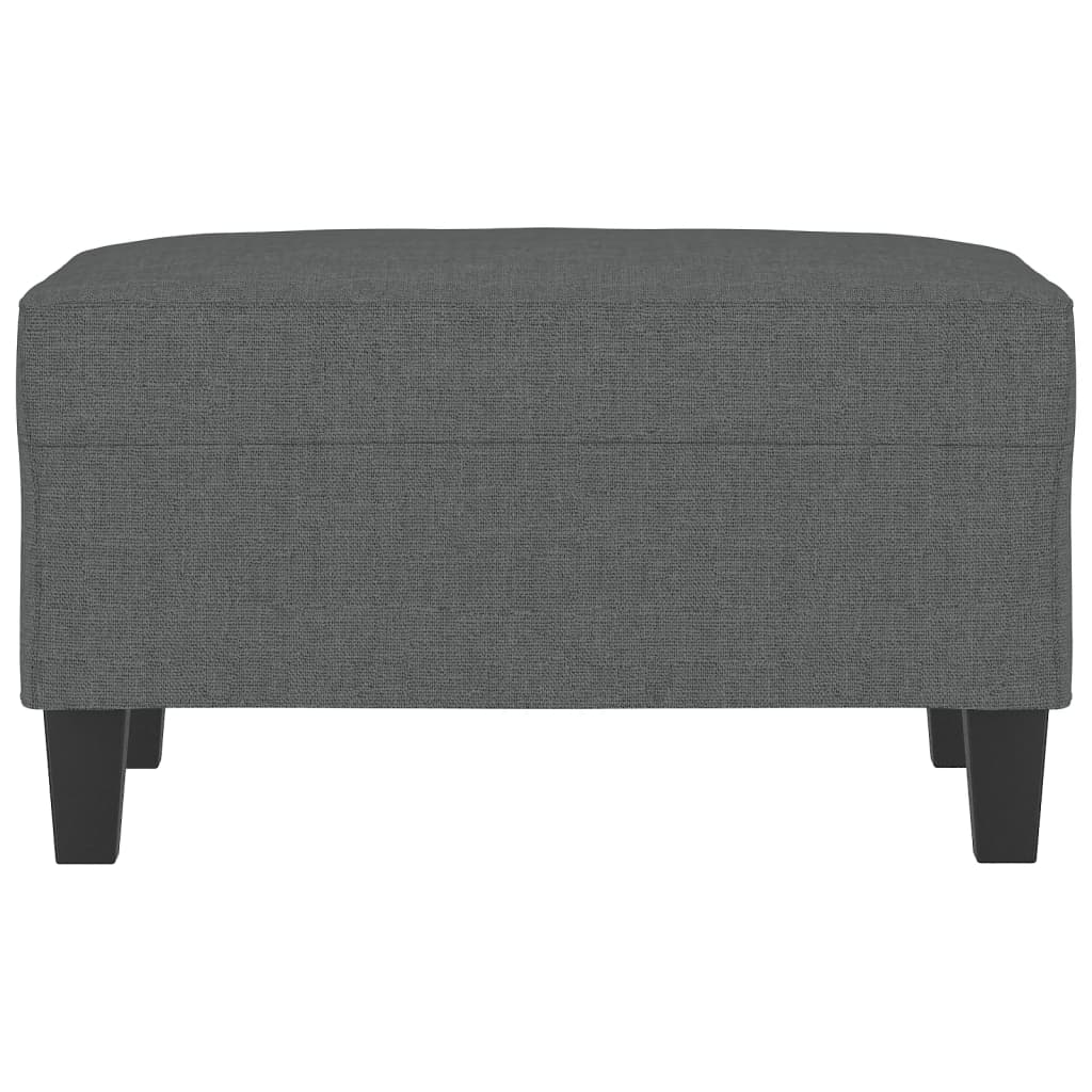 Footstool Dark Grey 70x55x41 cm Fabric