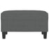 Footstool Dark Grey 70x55x41 cm Fabric