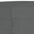 Footstool Dark Grey 70x55x41 cm Fabric