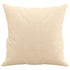 Throw Pillows 2 pcs Cream 40x40 cm Fabric