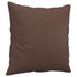 Throw Pillows 2 pcs Brown 40x40 cm Faux Leather