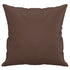 Throw Pillows 2 pcs Brown 40x40 cm Faux Leather