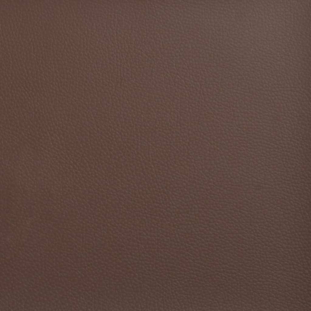 Throw Pillows 2 pcs Brown 40x40 cm Faux Leather