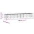 36-Panel Pet Cage with Door Black 35x35 cm Steel