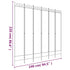 6-Panel Room Divider Anthracite 240x220 cm Fabric
