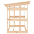 Firewood Rack 108x64.5x77 cm Solid Wood Pine