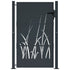 Garden Gate Anthracite 105x155 cm Steel Grass Design