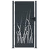 Garden Gate Anthracite 105x180 cm Steel Grass Design