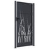 Garden Gate Anthracite 105x180 cm Steel Grass Design