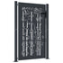 Garden Gate Anthracite 105x155 cm Steel Bamboo Design