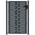 Garden Gate Anthracite 105x155 cm Steel Square Design