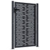 Garden Gate Anthracite 105x155 cm Steel Square Design