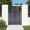 Garden Gate Anthracite 105x155 cm Steel Square Design