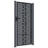 Garden Gate Anthracite 105x180 cm Steel Square Design