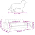 Dog Bed Light Grey 90x53x30 cm Fabric