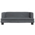 Dog Bed Dark Grey 80x45x30 cm Velvet