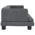 Dog Bed Dark Grey 80x45x30 cm Velvet