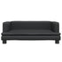 Dog Bed Black 80x45x30 cm Faux Leather