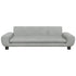 Dog Bed Light Grey 100x54x33 cm Velvet