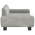 Dog Bed Light Grey 70x45x33 cm Velvet