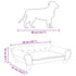 Dog Bed Light Grey 70x48x22 cm Velvet