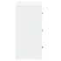 Sideboard High Gloss White 80x33x70 cm Engineered Wood