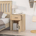 Bedside Cabinet Sonoma Oak 50x36x60 cm Engineered Wood