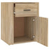 Bedside Cabinet Sonoma Oak 50x36x60 cm Engineered Wood