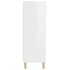 Shoe Cabinet High Gloss White 40x36x105 cm Engineered Wood