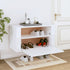 Wall-mounted Shoe Cabinet High Gloss White 70x35x38 cm Engineered Wood