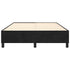 Bed Frame without Mattress Black Double Velvet