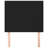 Headboards 2 pcs Black 80x5x78/88 cm Fabric