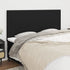 Headboards 4 pcs Black 100x5x78/88 cm Fabric