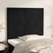 Headboards 2 pcs Black 80x5x78/88 cm Velvet