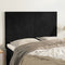 Headboards 4 pcs Black 72x5x78/88 cm Velvet