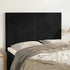 Headboards 4 pcs Black 72x5x78/88 cm Velvet