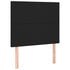 Headboards 2 pcs Black 80 cm Faux Leather