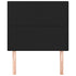 Headboards 2 pcs Black 80 cm Faux Leather