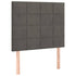 Headboards 2 pcs Dark Grey 80 cm Velvet