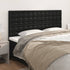 Headboards 4 pcs Black 80 cm Faux Leather