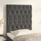 Headboards 2 pcs Dark Grey 80x7x78/88 cm Velvet