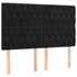 Headboards 4 pcs Black 72 cm Velvet