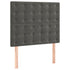 Headboards 2 pcs Dark Grey 80 cm Velvet