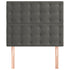 Headboards 2 pcs Dark Grey 80 cm Velvet