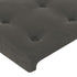 Headboards 2 pcs Dark Grey 100x5x78/88 cm Velvet