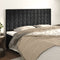 Headboards 4 pcs Black 100x5x78/88 cm Velvet