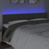 LED Headboard Dark Grey 200 cm Velvet