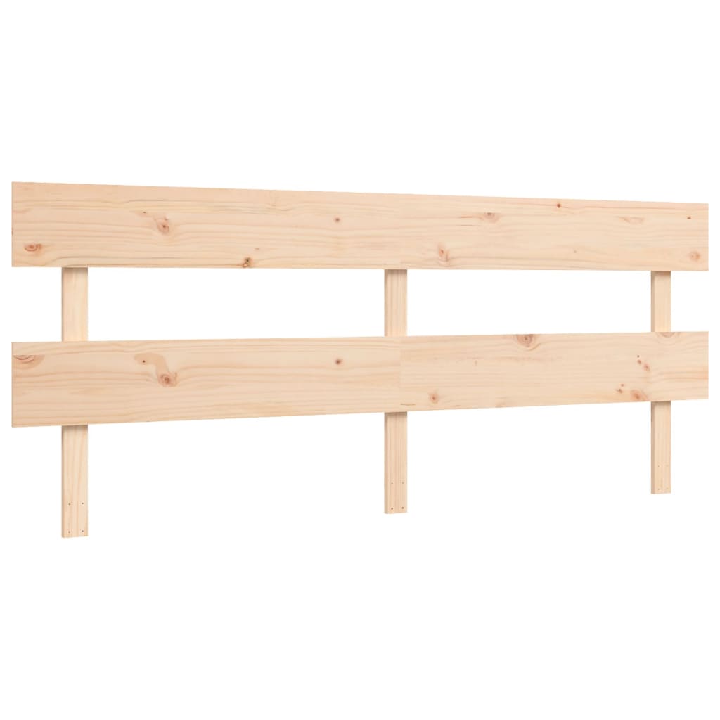 Bed Frame without Mattress 183x203 cm King Solid Wood