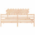 Bed Frame without Mattress 183x203 cm King Solid Wood